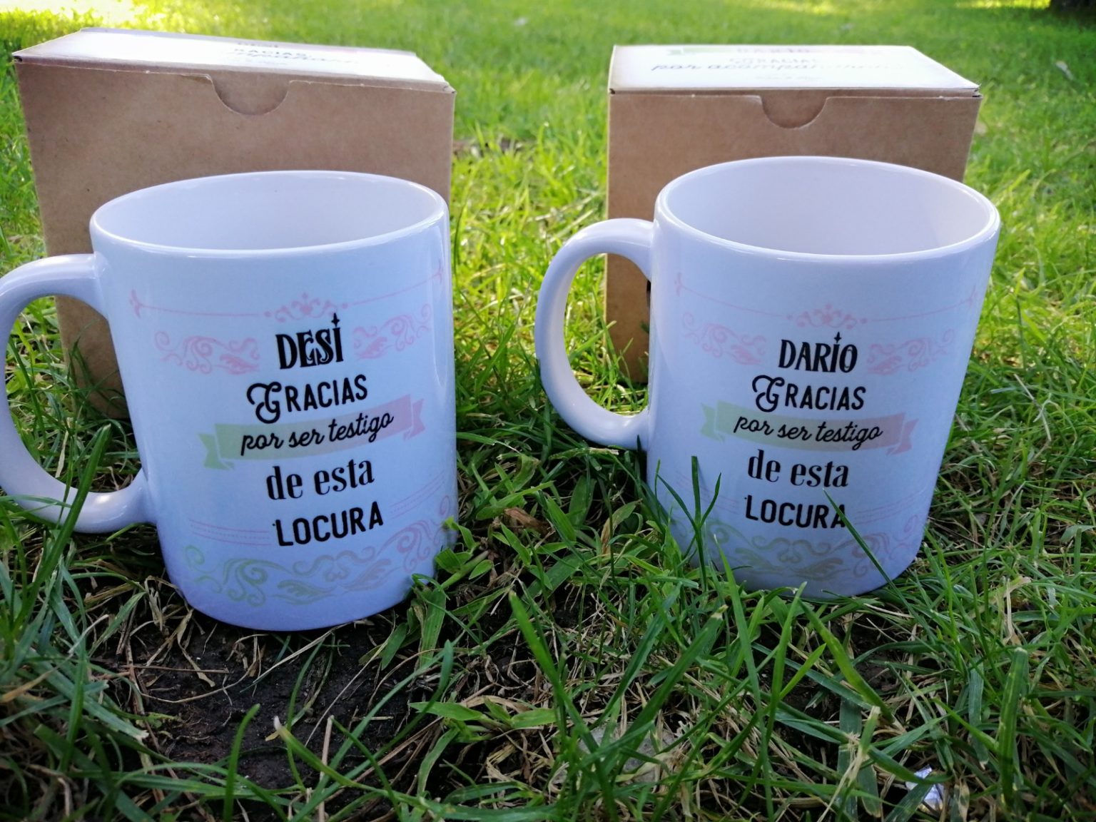 Taza Testigos De Nuestra Boda Personalizada Baul De Luca