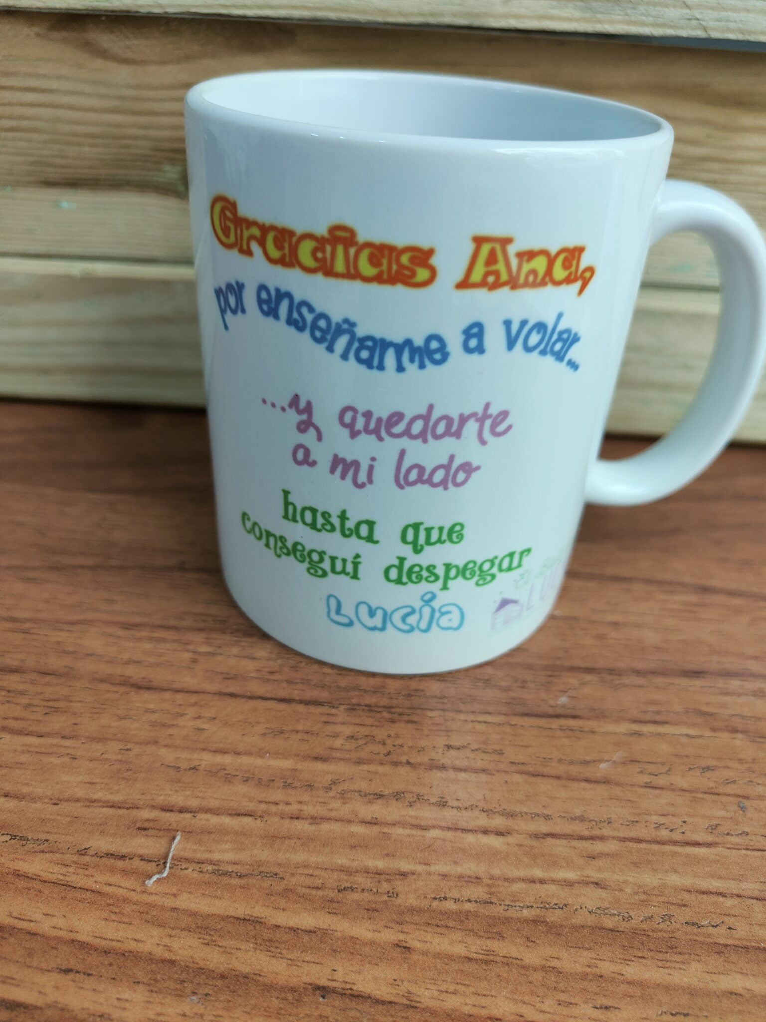 Tazas Gracias Profe Personalizada Baul De Luca