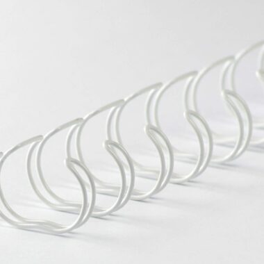 Anillas Blancas 15.9 mm para encuadernar 2:1