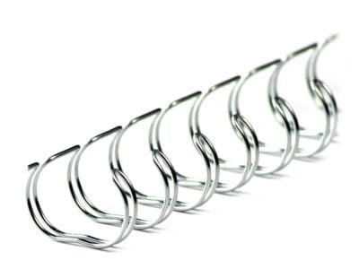 Anillas Plateadas 15,9 mm para encuadernar 2:1