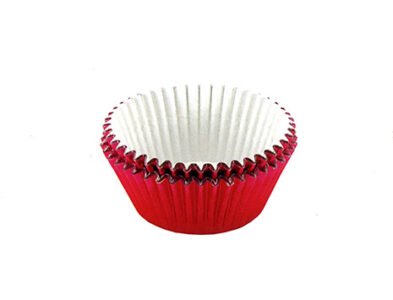 32 cápsulas de color rojo metalizado, 32 mm x 50mm