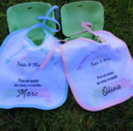 Babero "Mi primera juerga fue en la boda de..."