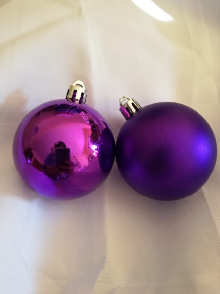 Bola de Navidad personalizada MORADO