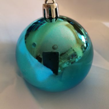 Bola de Navidad personalizada TURQUESA