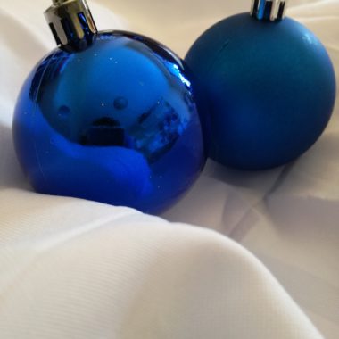 Bola de Navidad personalizada AZUL