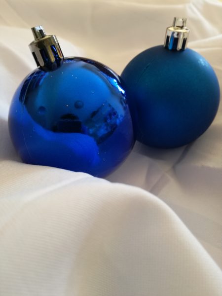 Bola de Navidad personalizada AZUL
