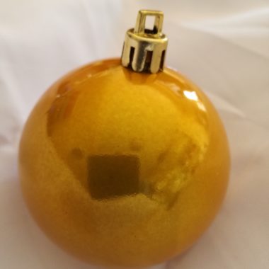 Bola de Navidad personalizada DORADO VINTAGE