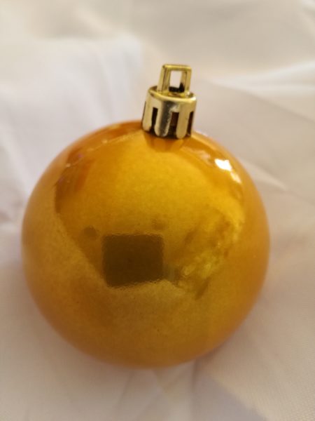 Bola de Navidad personalizada DORADO VINTAGE