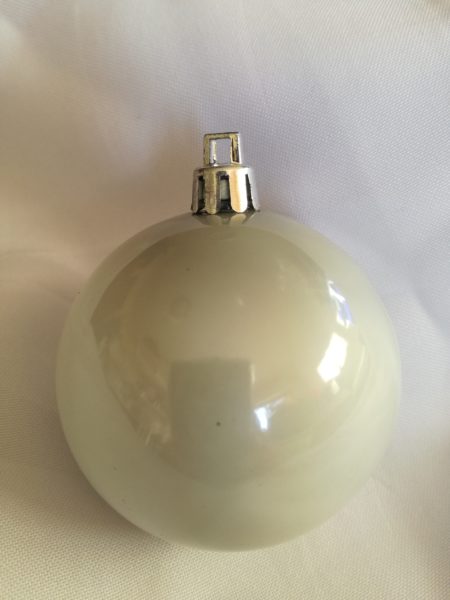 Bola de Navidad personalizada BLANCO