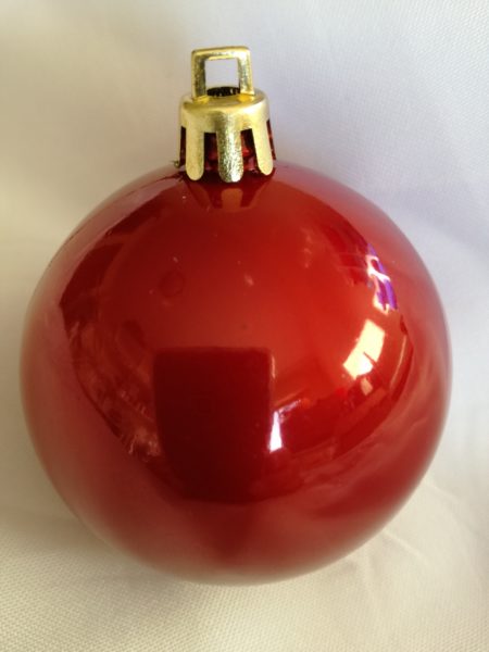 Bola de Navidad personalizada GRANATE