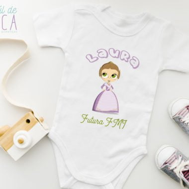 Body Fallera manga corta FF MI "Xiqueta Meua". Personalizable