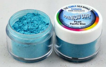 Rainbow Dust brillos perlados color azul