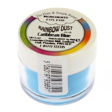 Rainbow Dusl plain & simple, polvos caribbean blue