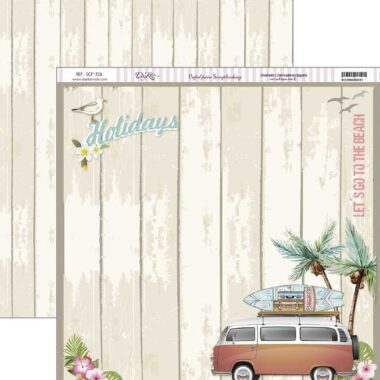 Papel scrapbooking Dayka “ENJOY THE RIDE" SCP-315