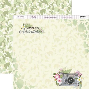 Papel scrapbooking Dayka "LIFE´S AN ADVENTURE" SCP-321