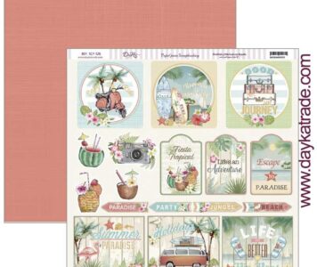 Papel scrapbooking Dayka "GOOD JOURNEY" SCP-326