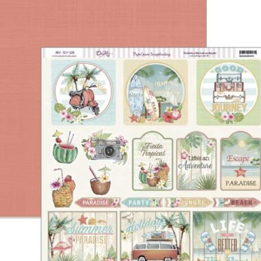 Papel scrapbooking Dayka "GOOD JOURNEY" SCP-326