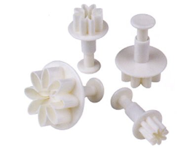 Set 4 cortadores margaritas con expulsor