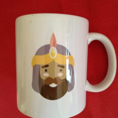 Taza Navideña Personalizada "Eres mi rey favorito"