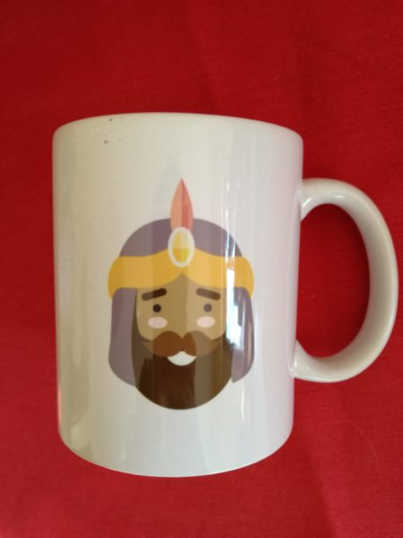 Taza Navideña Personalizada "Eres mi rey favorito"