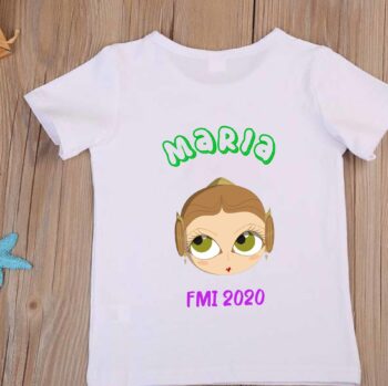 Camiseta Fallera niña "Xiqueta meua". Personalizada