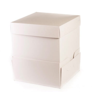 Elevador Caja Tarta Blanca 30 X 30 X 35 cm