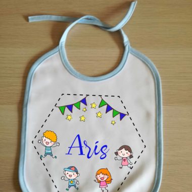 Babero bebes y niños personalizados