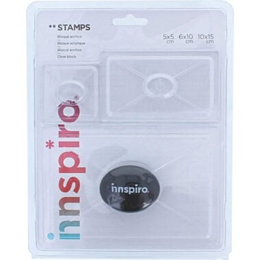 Set 3 bloques acrílicos con mango intercambiable Innspiro