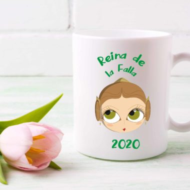 Taza Fallera Xiqueta meua. Personalizable