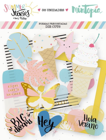 Die Cuts de Vellum Summer Stories
