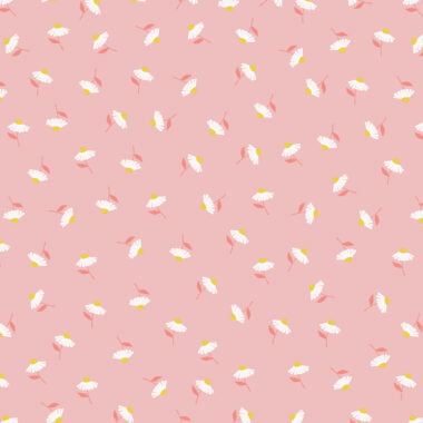 Falso cuero impreso 33 x 50 cm Margaritas Mintopia