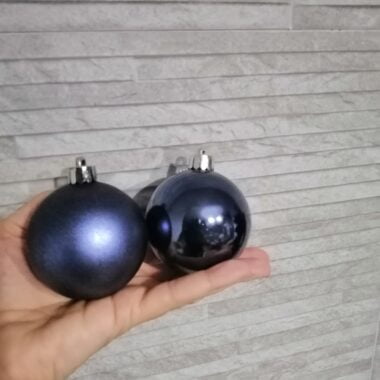 Bola de Navidad personalizada Azul medianoche