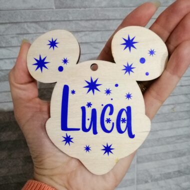 Bola de Navidad personalizada Mickey Mouse