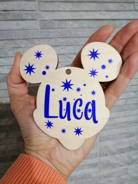 Bola de Navidad personalizada Mickey Mouse