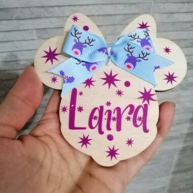 Bola de Navidad personalizada Minnie Mouse