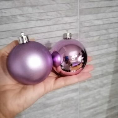 Bola de Navidad personalizada LILA