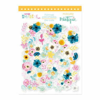 Die cuts Flores Imagine Mintopia