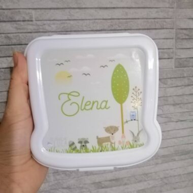 Fiambrera tipo sandwich diseño personalizado