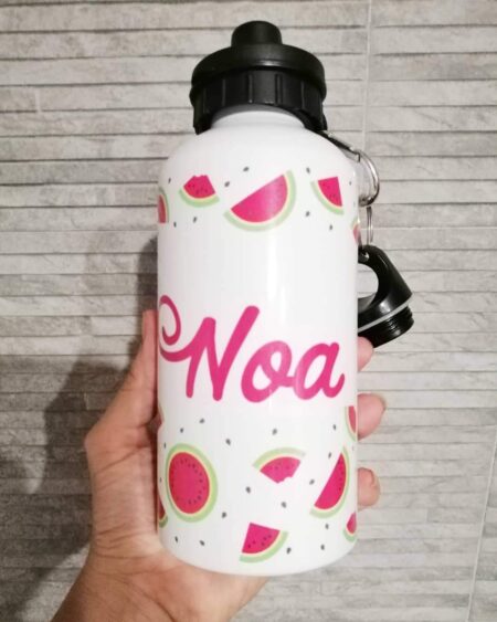 Botella de aluminio "Sandias"