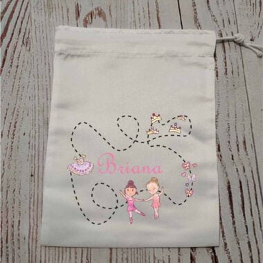 Bolsa almuerzo personalizable "Pequeña bailarina"