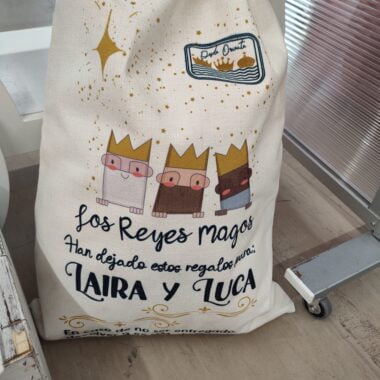 Saco tipo lino Modelo Los 3 Reyes Magos