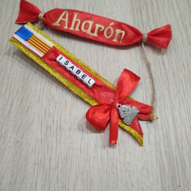 Broche banda de fallera personalizado