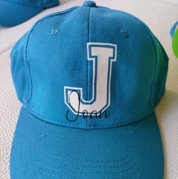 Gorra infantil personalizada inicial y nombre Eventos