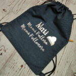 Mochila tela vaquera para mamás falleras