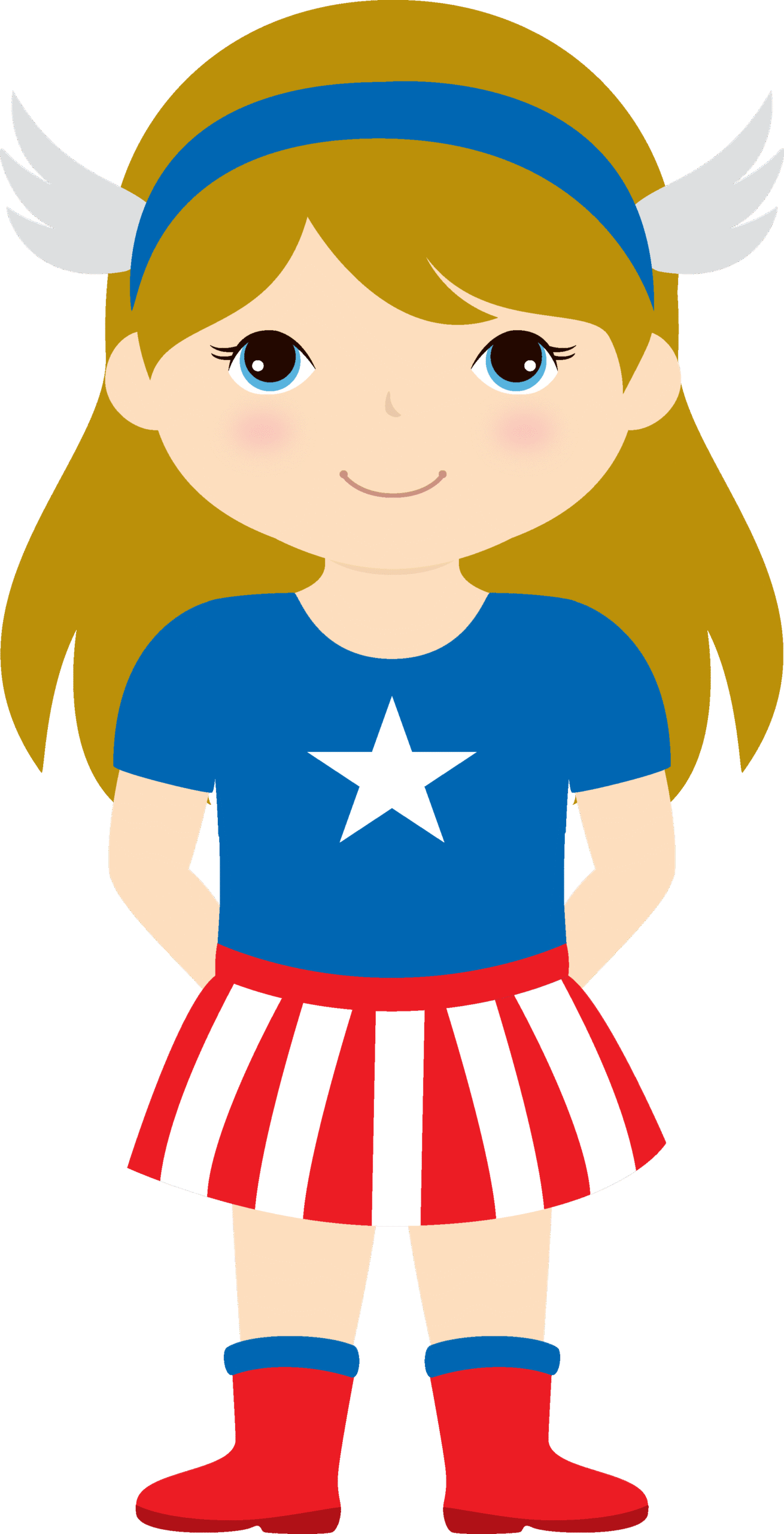 Captain America Girl 1