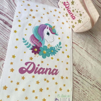 Toalla de mano personalizada modelos vuelta al cole