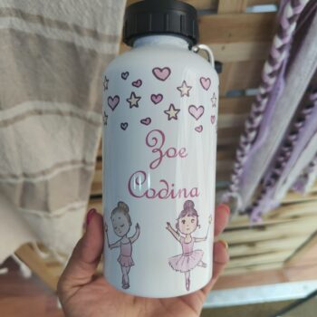 Botella de aluminio "Pequeña bailarina"  personalizable