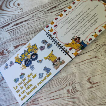 Libro de firmas comunión Pokemon