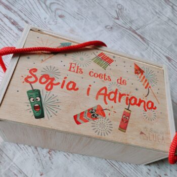 Caja cohetes personalizada grande Petardos divertidos