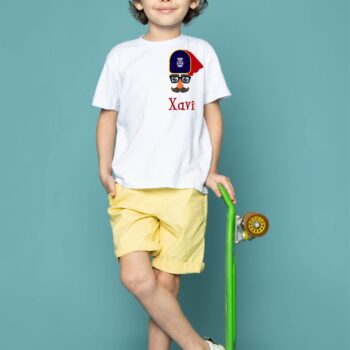 Camiseta infantil cara tío de la porra.
